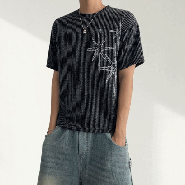 샤이 힙 니트 반팔 (3color)