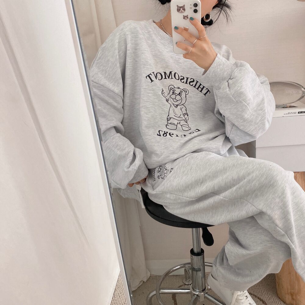 熊プリントスウェット | ファッション通販サイト NUGU