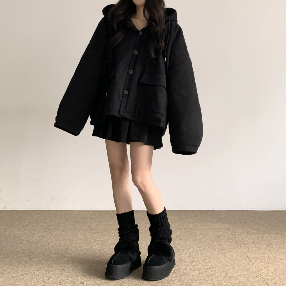 BLK 黒 キルティング フード付きジャケット 洗えるキルティングジャケット （ブラック） -WWSワークウェア