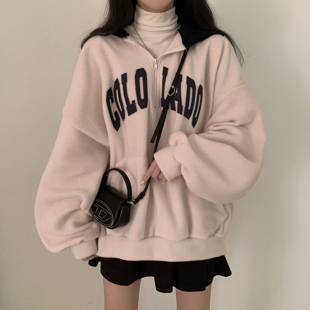 ハーフジップフードパーカー | ファッション通販サイト NUGU