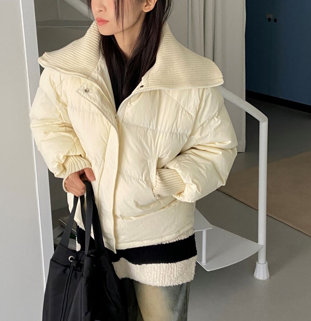 luijoie ハイネックショートダウンジャケット ハイネックショートダウンジャケット3color | ファッション通販