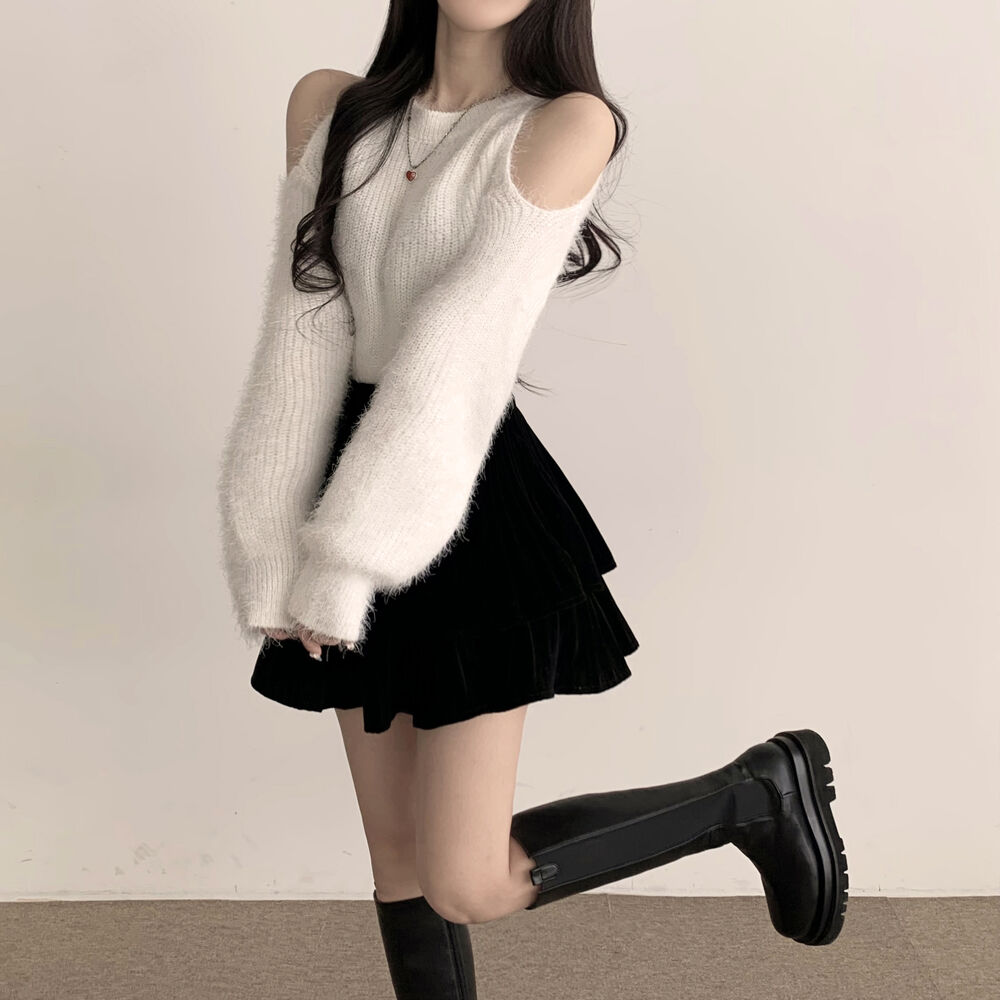 肩スリットニット | ファッション通販サイト NUGU