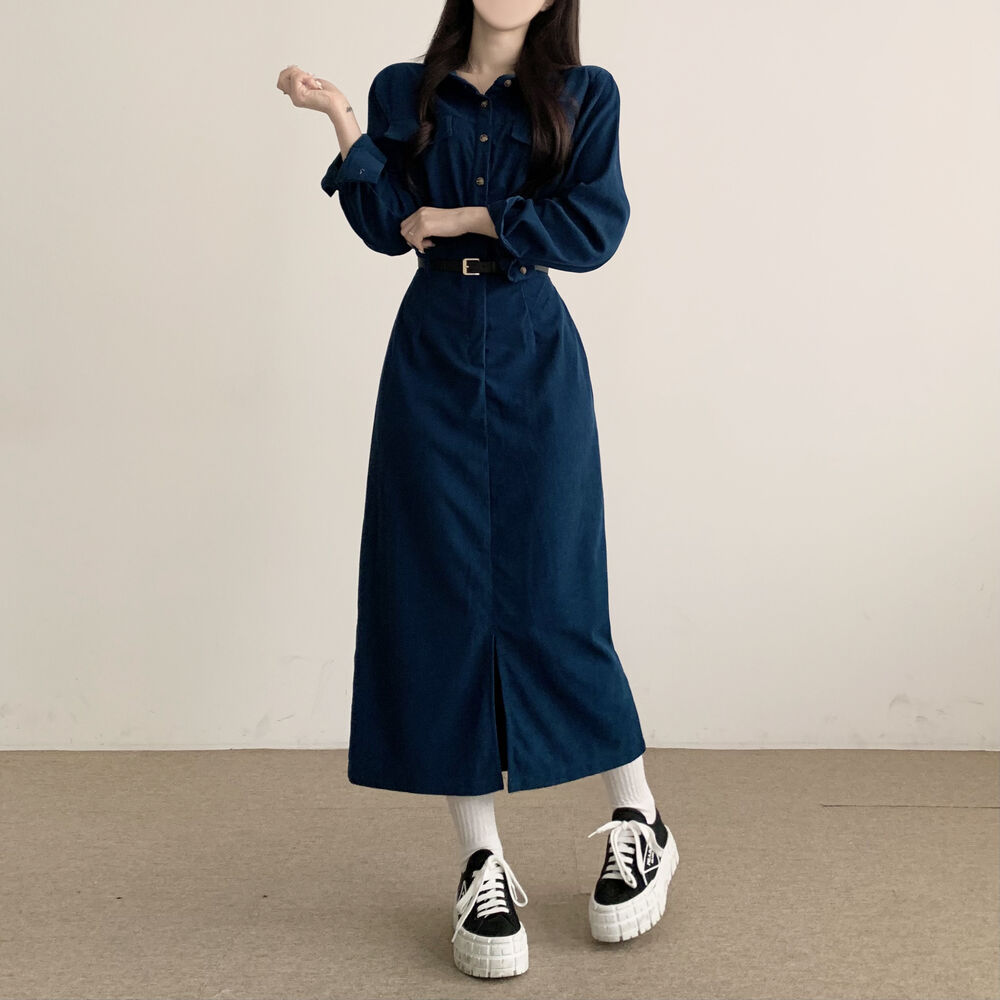 Naptime. Nissy コーデュロイシャツワンピース Naptime. Nissy コーデュロイシャツワンピース Nissy ブランド