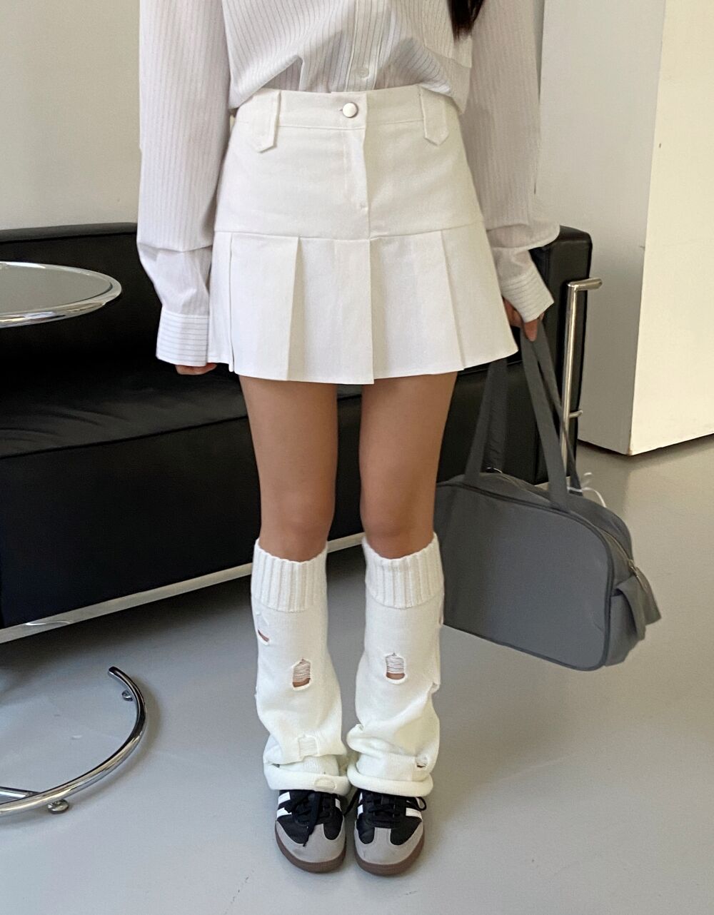 TRALAIA クマプリント ミニスカート　２点セット 2段フリルチェックミニスカート | レディースファッション通販