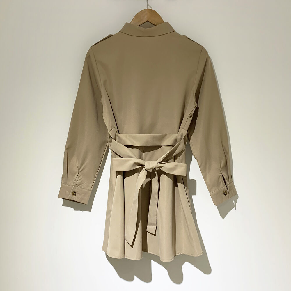 着用回数少なめ・MaxMara ⭐︎ベージュのシャツワンピース 着用回数少なめ・MaxMara ⭐︎ベージュのシャツワンピース