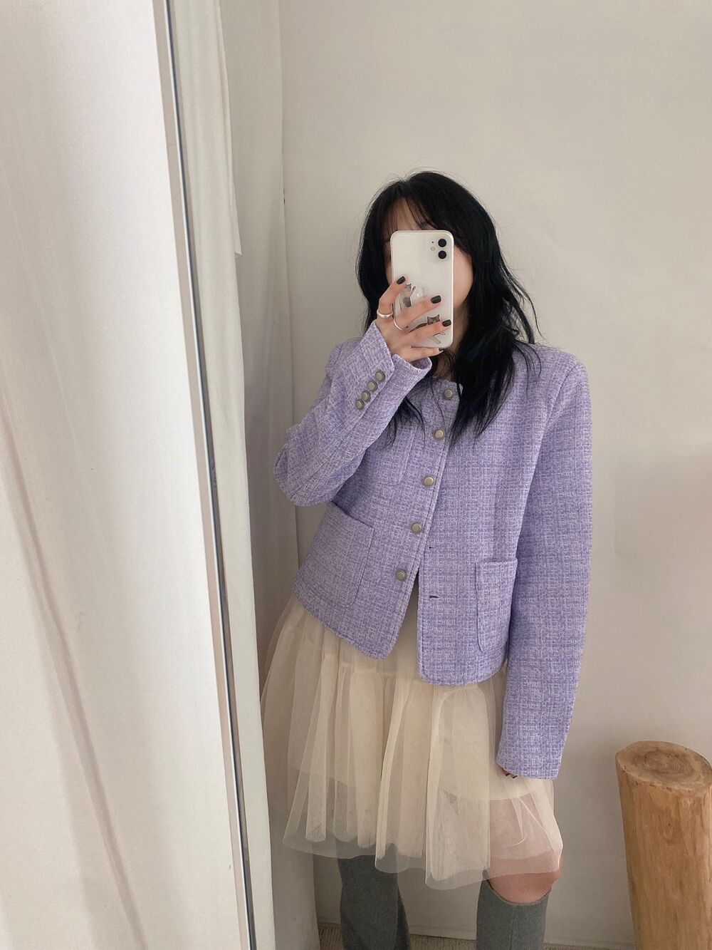 Oggi 4月号掲載】TEASEL / オーバーサイズツイードジャケット