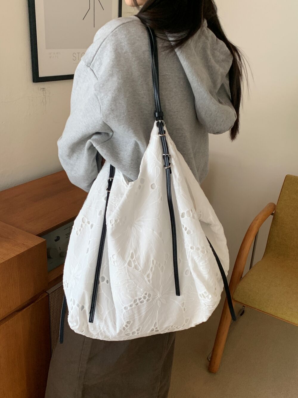 美品】kukri ショルダートートバッグ ヘンプコットン モデル