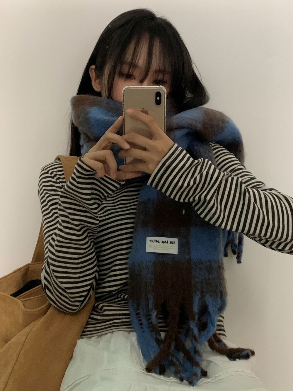 チェックニットマフラー | ファッション通販サイト NUGU