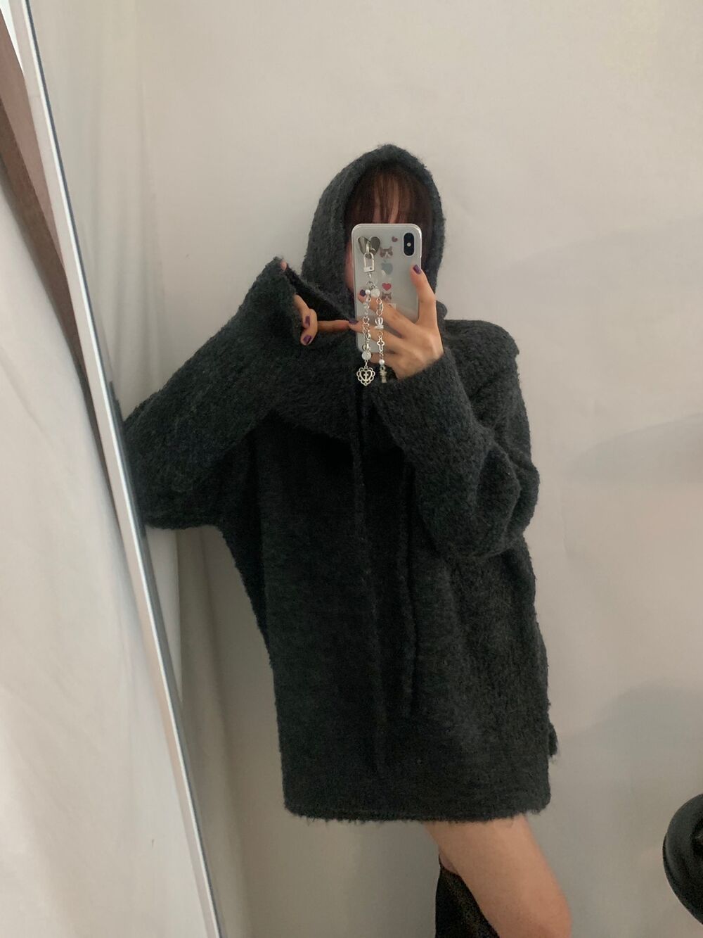 ババグーリ　ウール100%フード　羽織ニット ババグーリ ウール100%フード 羽織ニット 楽天市場】【中古】 ヨーガン